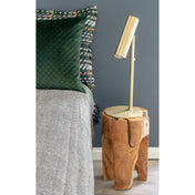 Rose  Stool - Stool, teak, natural, 3 leg ø26x40 cm