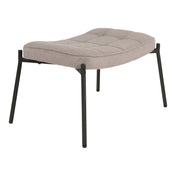 Glasgow Footrest - Footrest, stone, black legs HN1231