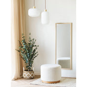 Daisy Pouf - Pouf, sand ø50x41 cm, HN1083