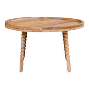 Jammu Coffee Table - Coffee table, mango natural ø60x35 cm