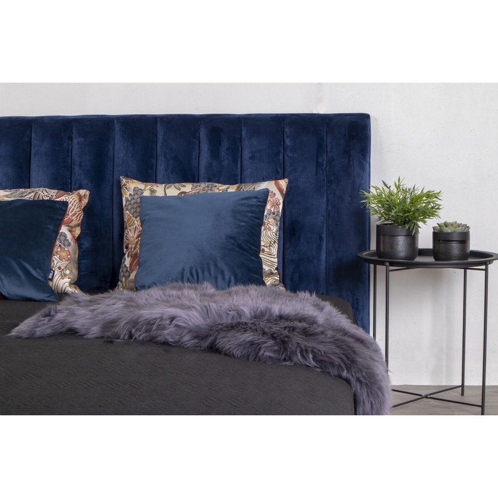 Bastia Side table - Side table in steel, black  ø47x50 cm