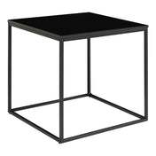 Vita Side Table - Side table, black, black frame 45x45x45 cm