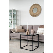 Vita Side Table - Side table, black, black frame 45x45x45 cm
