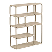 Lanciano Wall Shelf - Wall shelf, metal, beige 48x18x64 cm