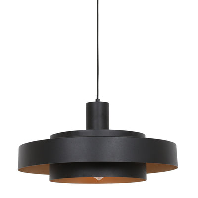 Aurelia black/gold metal pendant lamp