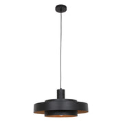 Aurelia black/gold metal pendant lamp