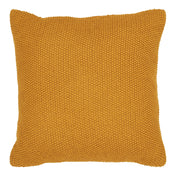 Santos Cushion - Cushion, recycled cotton, ochre 45x45 cm