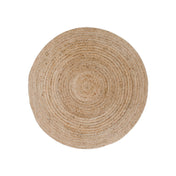 Velora vloerkleed - gevlochten jute naturel ø90 cm
