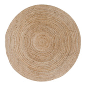 Taluna vloerkleed - gevlochten jute naturel ø180 cm