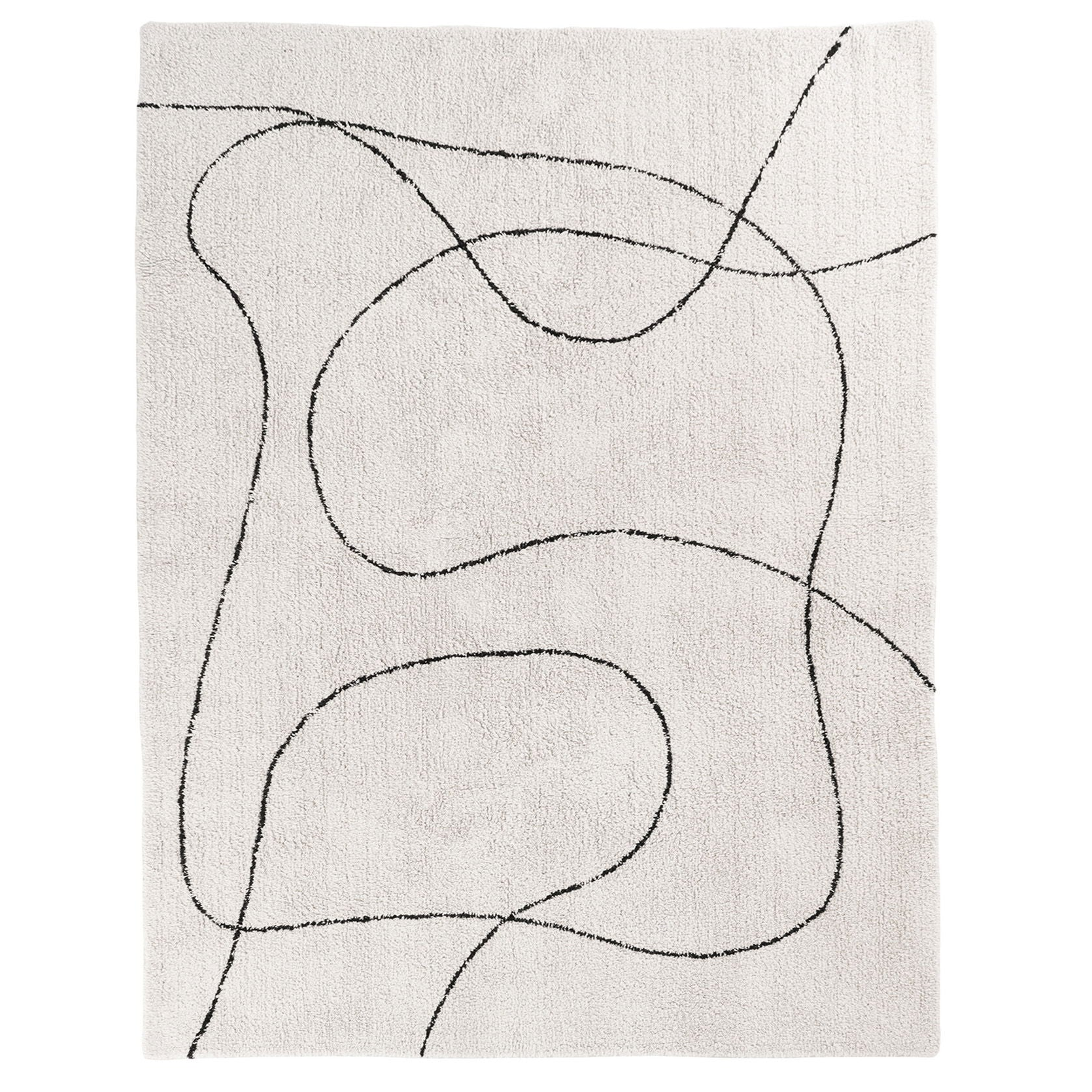 Alina 160x230cm cotton rug - Natural