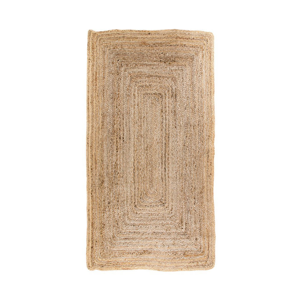 Virel vloerkleed - gevlochten jute naturel 65x135 cm