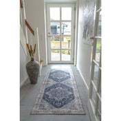 Elara gangloper - blauw 80x200 cm