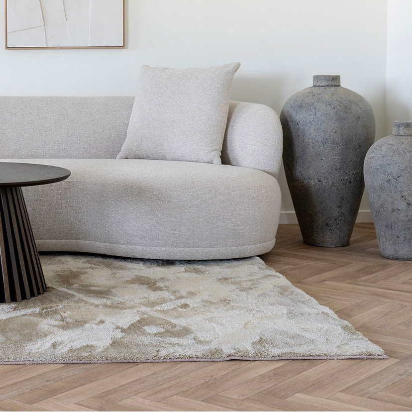 Elina 160×230 soft pile rug - Sand