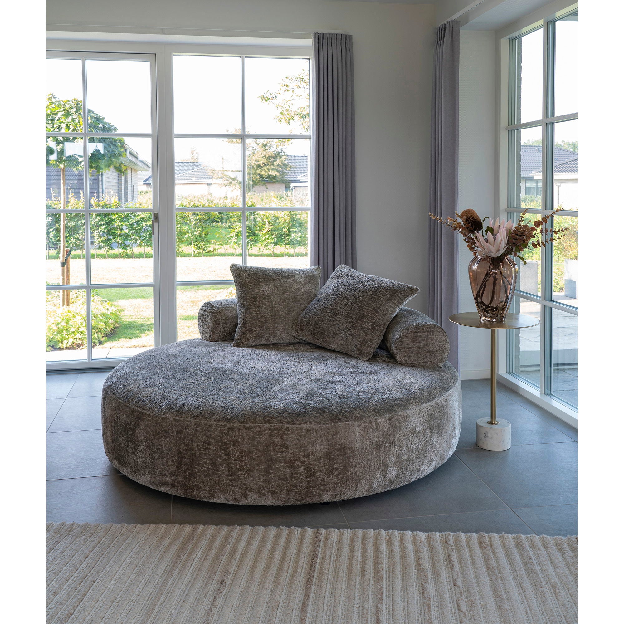 Signe 160x230cm hand tufted rug - Ivory