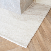 Aila 160x230cm wool rug – Light brown & Ivory