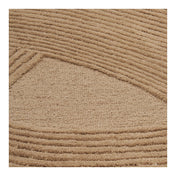 Svala 160x230cm wool rug – Brown