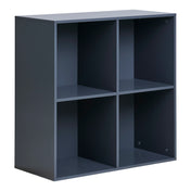 Horne Wall Shelf - Wall Shelf, painted wood, dark grey 69x30x69 cm