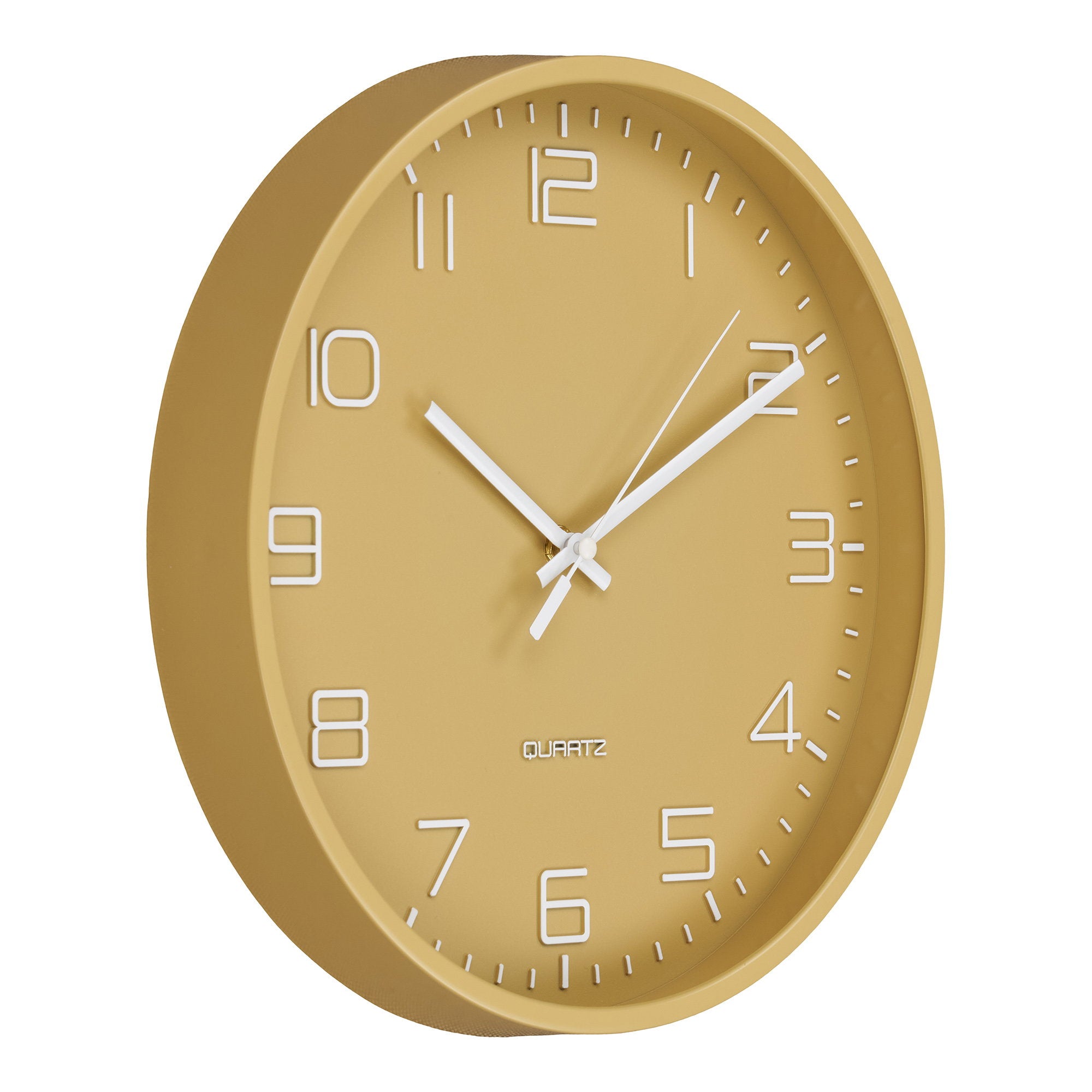 Rosolini Wall Clock - Wall clock, ocher, silent movement ø30 cm