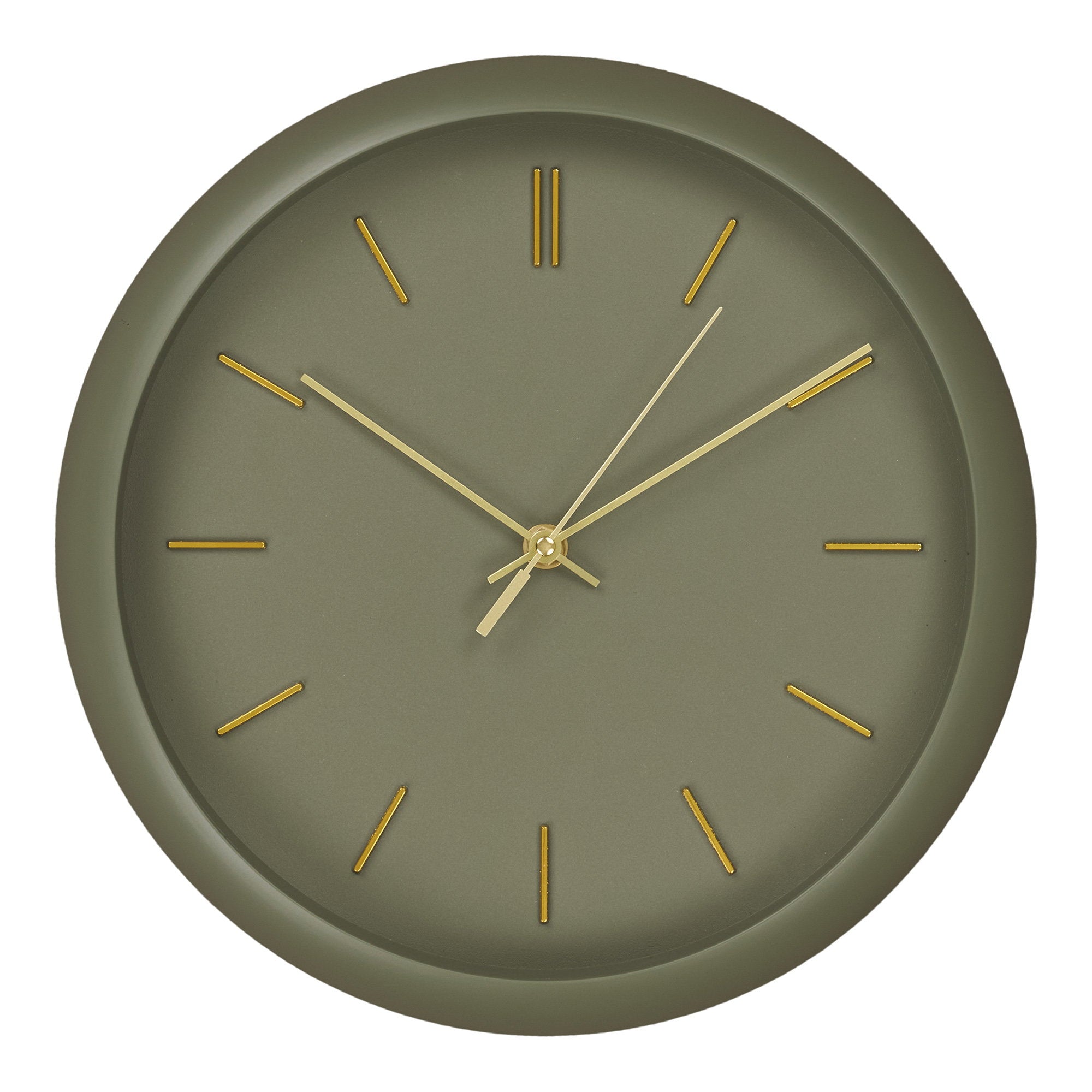 Rossano Wall Clock - Wall clock, green, silent movement ø30 cm