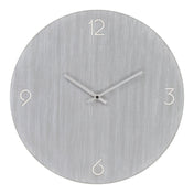 Ravenna Wall Clock - Wall clock, MDF, light grey, silent movement ø40