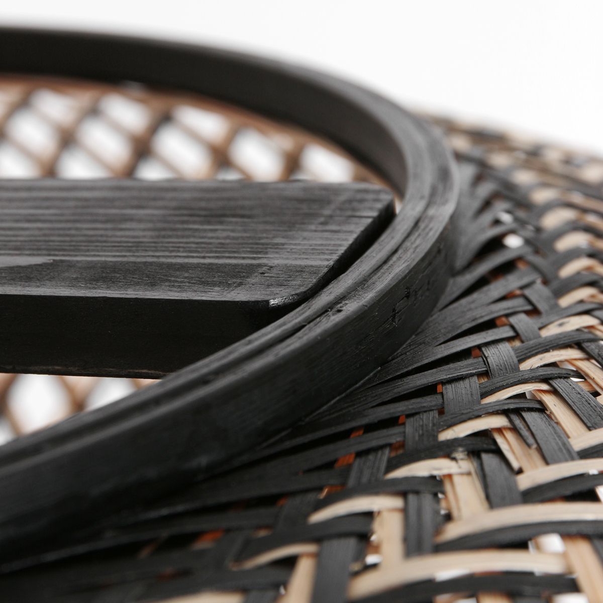 Kairo beech/black bamboo pendant lamp