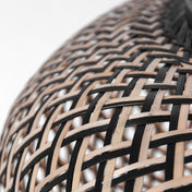 Kairo beech/black bamboo pendant lamp