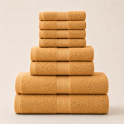 8-piece Hotel Towel Set - 5 colors
