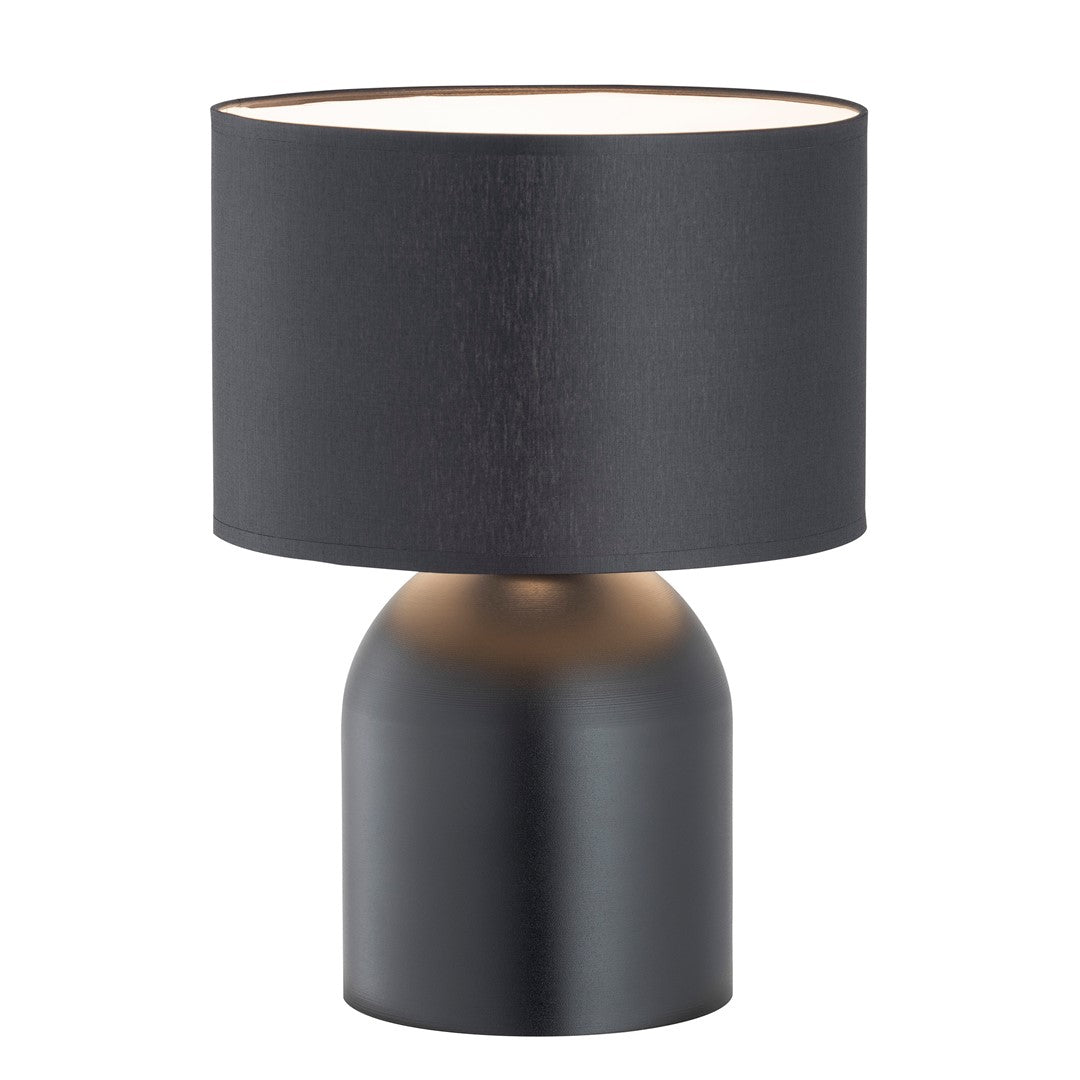 Elira black white steel table lamp