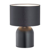 Elira black white steel table lamp