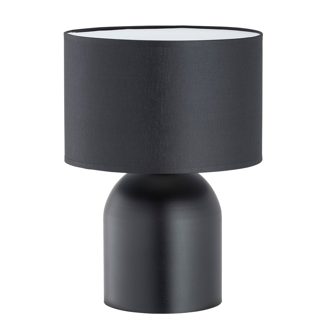 Elira black white steel table lamp