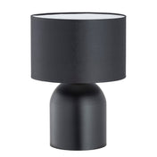 Elira black white steel table lamp