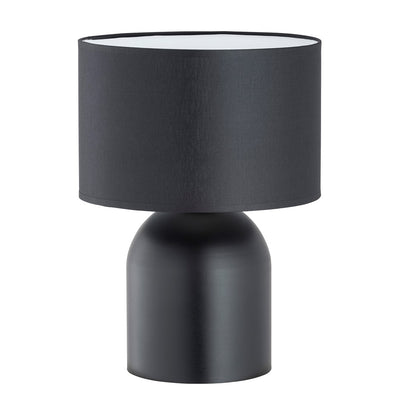 Elira black white steel table lamp